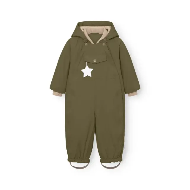 Mini A Ture Matwisti Fleeceforet Flyverdragt - Kalamata Green - 4 ÅR/104