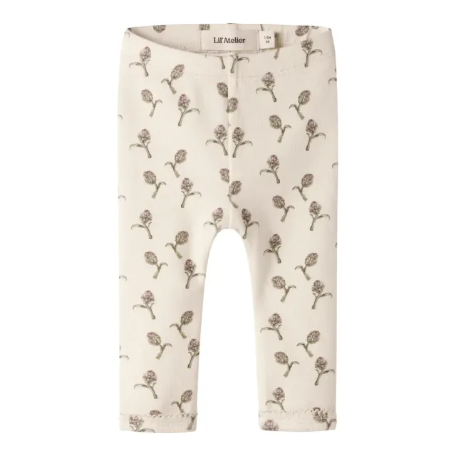 Lil' Atelier Gayo Sin Slim Leggings - Turtledove - 80