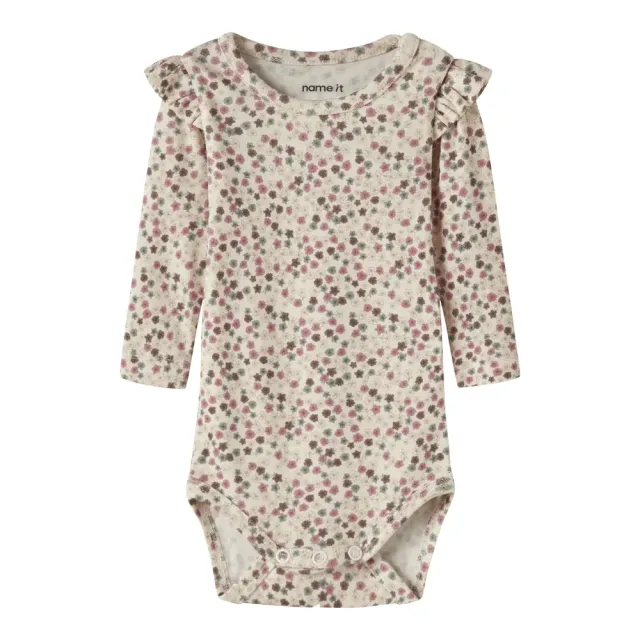 Name It Lianna Langærmet Body - Antique White - 56