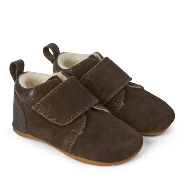 Bundgaard Teddy Hjemmesko - Dark Brown - 22