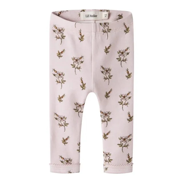 Lil' Atelier Gayo Sin Slim Leggings - Hushed Violet - 56