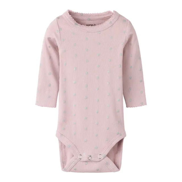 Name It Lona Langærmet Body - Violet Ice - 74