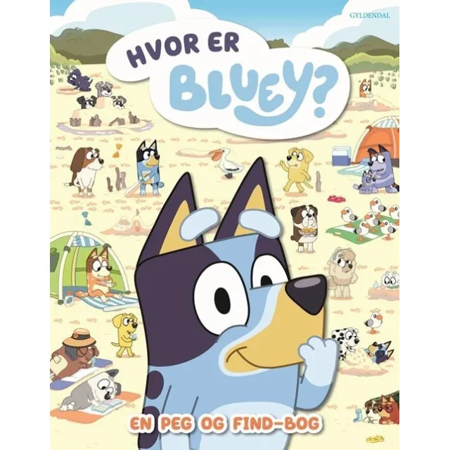 Bluey - Hvor er Bluey? En peg og find-bog