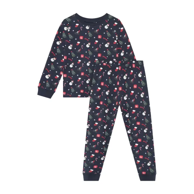 Minymo Pyjamas Sæt - Parisian Night - 104