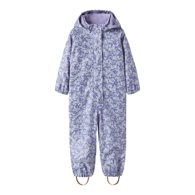Name It Regndragt m. Fleece - Lavender - 98