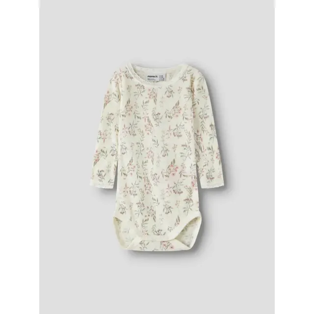 Name It Wang Uld Langærmet Body - Snow White - 74