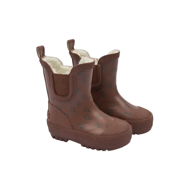 PomPom Brook Termo Gummistøvle - Tortoise Shell Paw  - 28