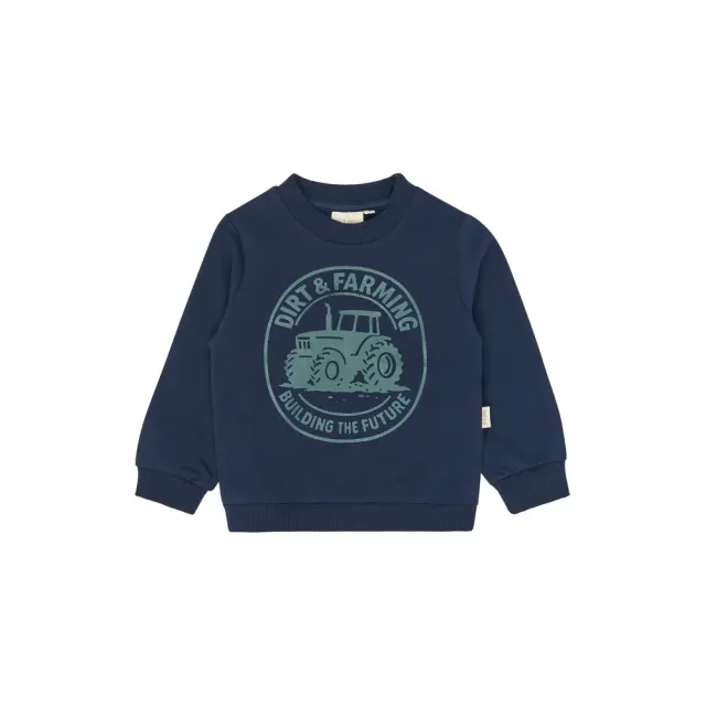 Petit Piao Glen Sweatshirt - Navy Blazer - 116 CM