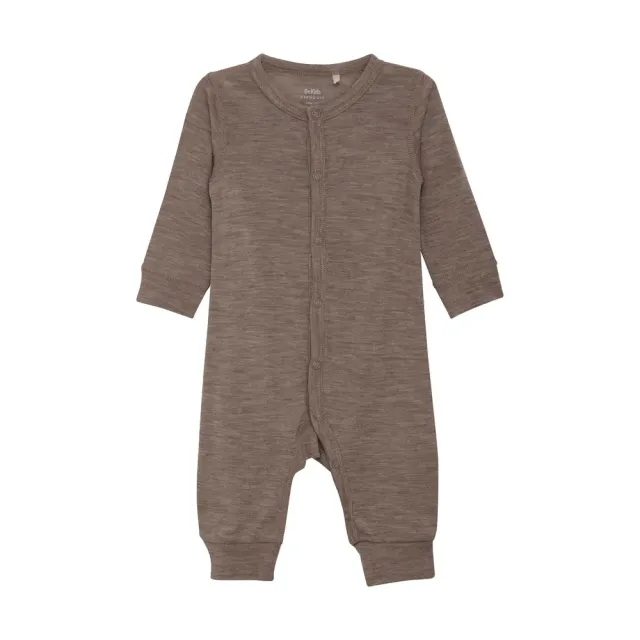BeKids Uld jumpsuit - Leafless Tree Melange - 60