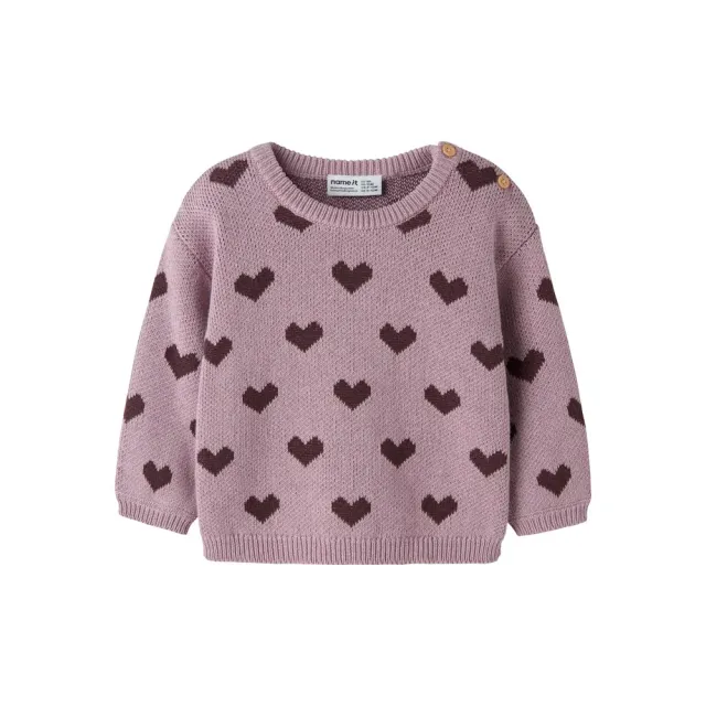 Name It Oana Trøje - Mauve Shadows - 56