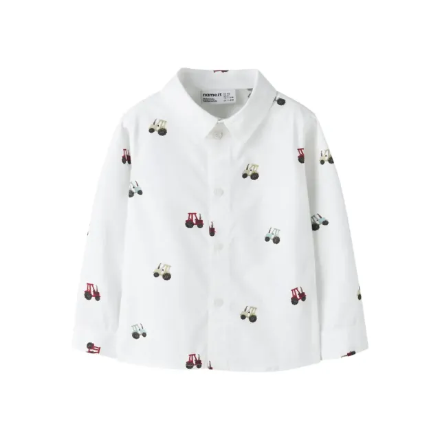 Name It Ractor Skjorte - Bright White - 116
