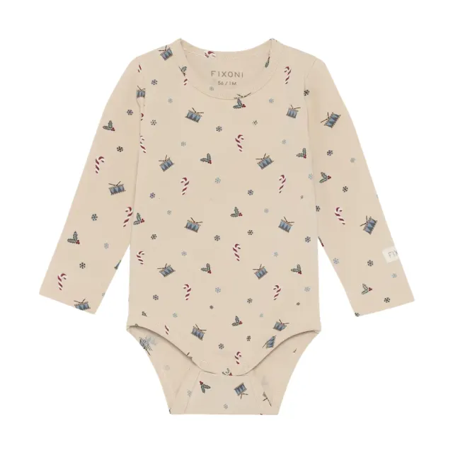 Fixoni Langærmet Body - Dusty Blue - 56