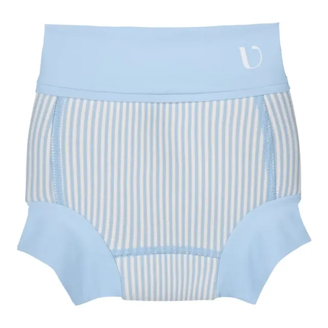 Badeble Neopren - Seersucker - Blue - 3-6 MDR.