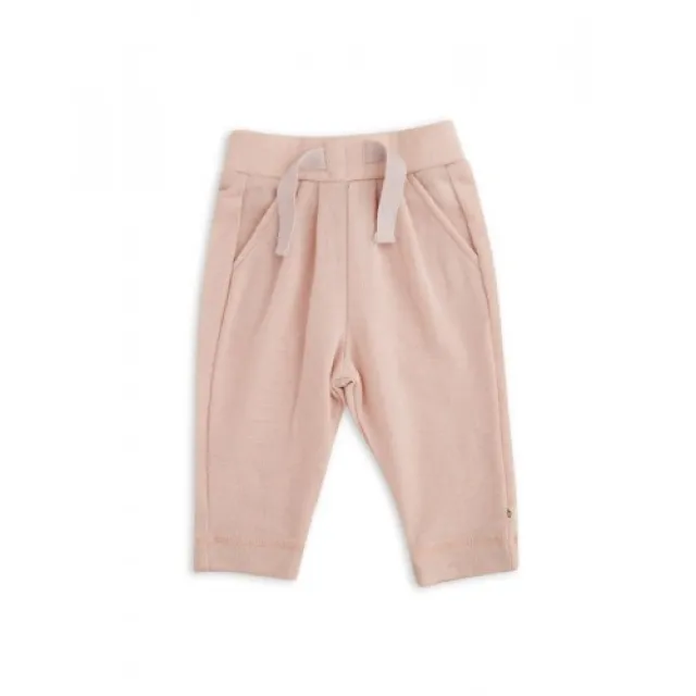 Bukser Med Snor I Taljen I 100% Merino Uld Til Baby 92 Rose Melange