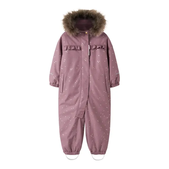 Name It Snow10 Glitter Flyverdragt - Wistful Mauve - 86