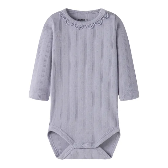 Name It Olene Langærmet Body - Heirloom Lilac - 50