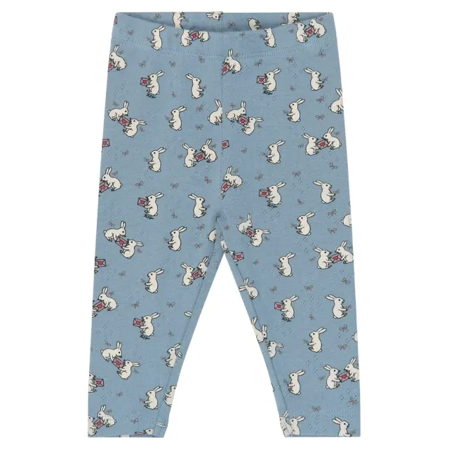 The New Siblings Vita Pointelle Leggings - Ashley Blue  - 74
