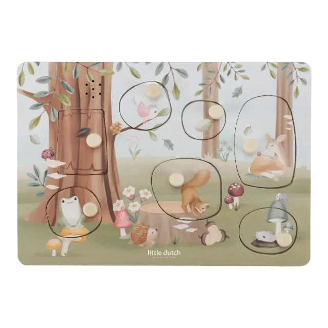 Little Dutch - Puslespil m. Lyd - Forest Friends