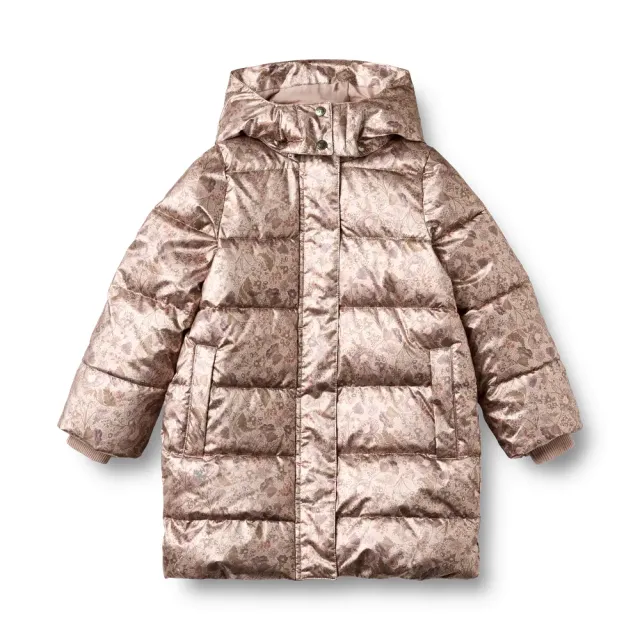 Wheat Yrsa Puffer Jakke - Golden Flowers - 104
