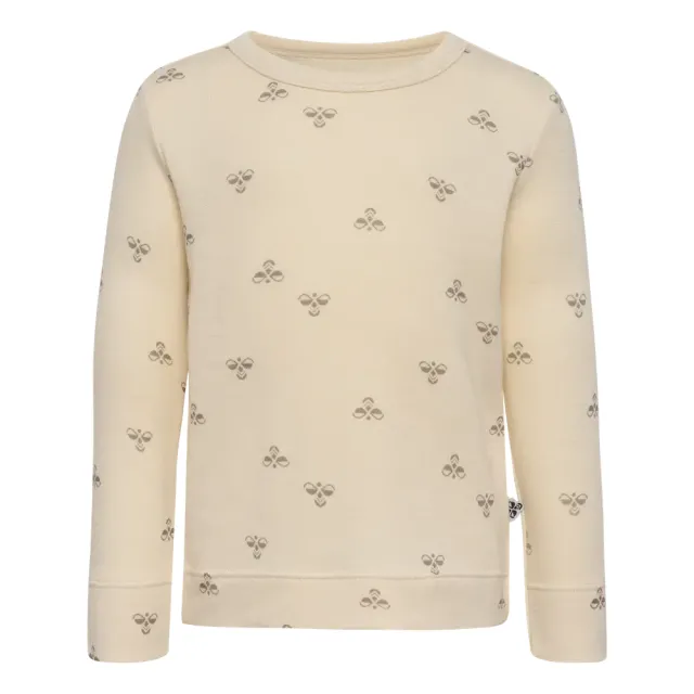 Uld Langærmet T-Shirt - Whitecap Gray - 98