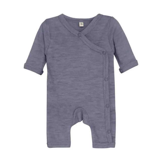BeKids Uld Jumpsuit - Solid - Folkstone Gray Melange - 44