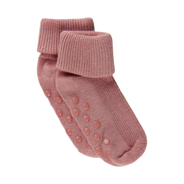BeKids Ribbede Strømper - Misty Rose - 15/18