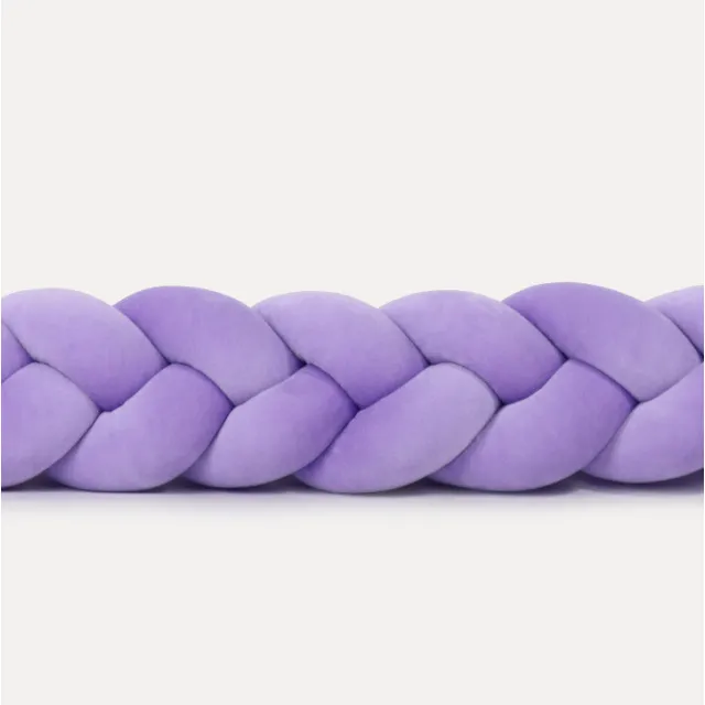 Sengerand, 3-strenget fletning- Lilla