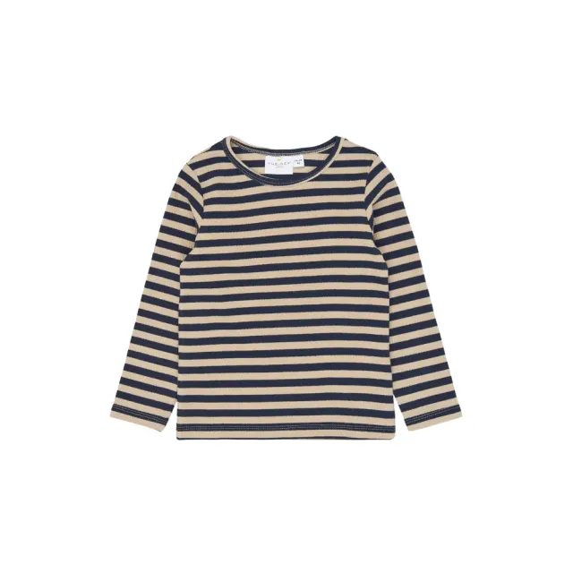 The New Siblings Fro Rib Bluse - Navy Blazer Striped - 86