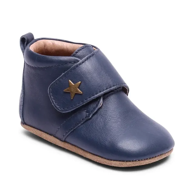 Bisgaard Hjemmesko - Velcro Star - Navy - 26