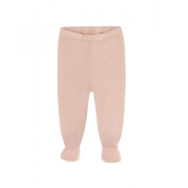 Retro Sparkebuks Med Fod Til Baby, I 100% Økologisk Merino Uld Rose Melange 68