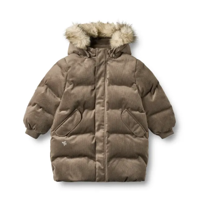 Wheat Vinteren Puffer Jakke - Dry Wood - 128