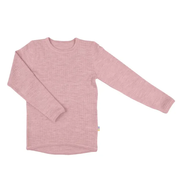 Joha Uld Bluse Med Lange Ærmer - Old Rose - 80