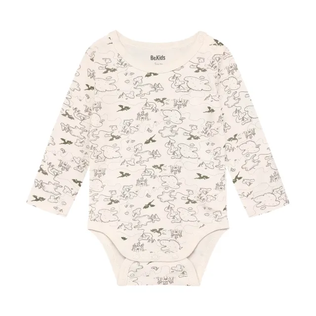 BeKids Langærmet Body - White Sand - 70