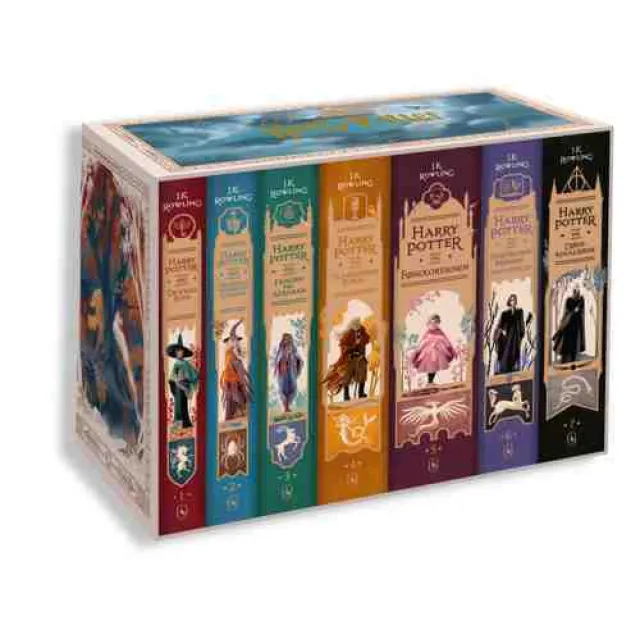 Harry Potter 1-7 i bokssæt
