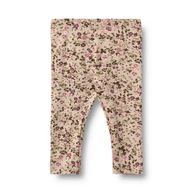 Wheat Jules Jersey Leggings - Soft Sand Flower Wine - 68