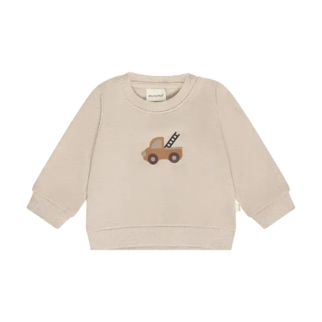 Minymo Sweatshirt - Beige Melange - 56