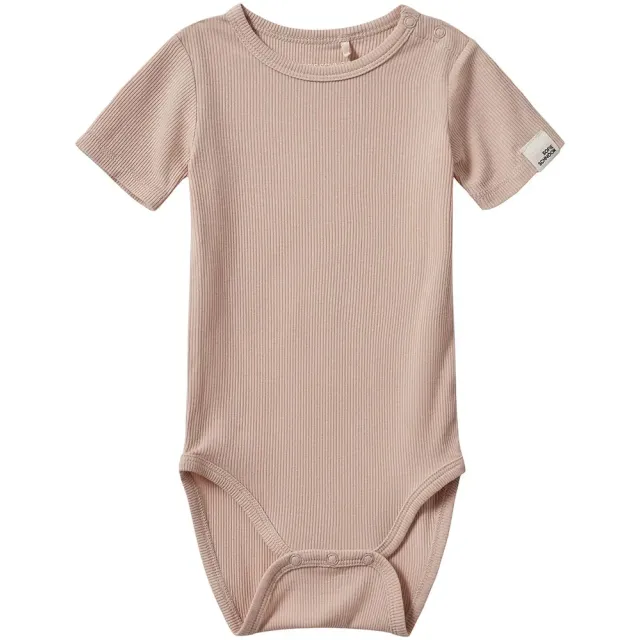 Sofie Schnoor Dicte Kortærmet Body - Light Rose - 74