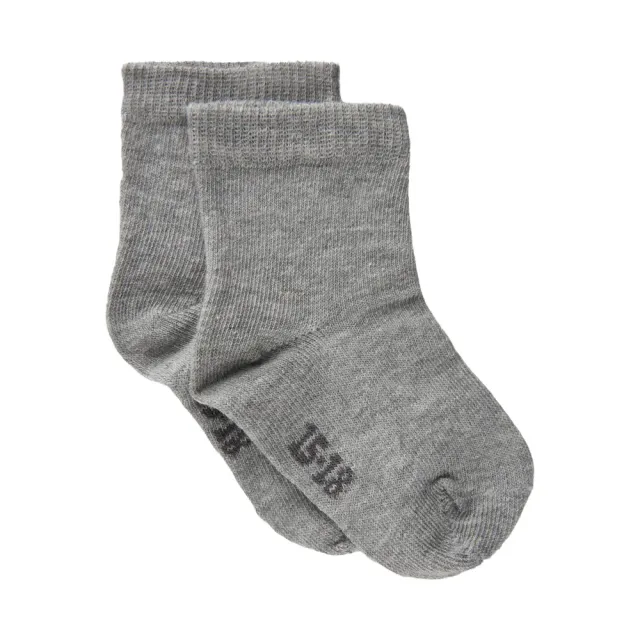 BeKids Strømpe - Light Grey Melange  - 23/26