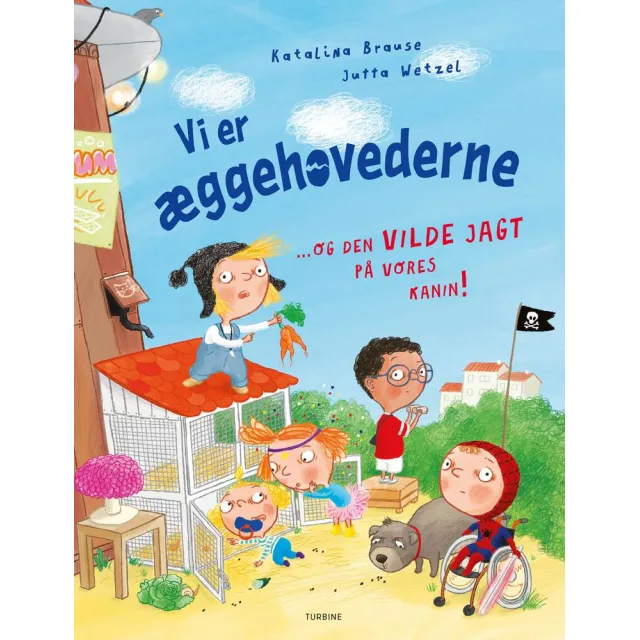 Vi er æggehovederne  og den vilde jagt på vores kanin!