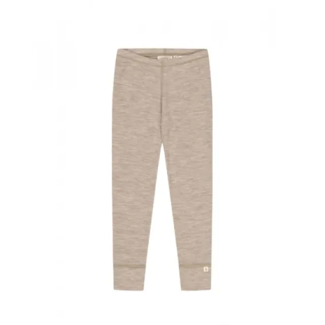 Leggings I 100% Merino Uld, Oeko-tex® 86/92 Beige Melange