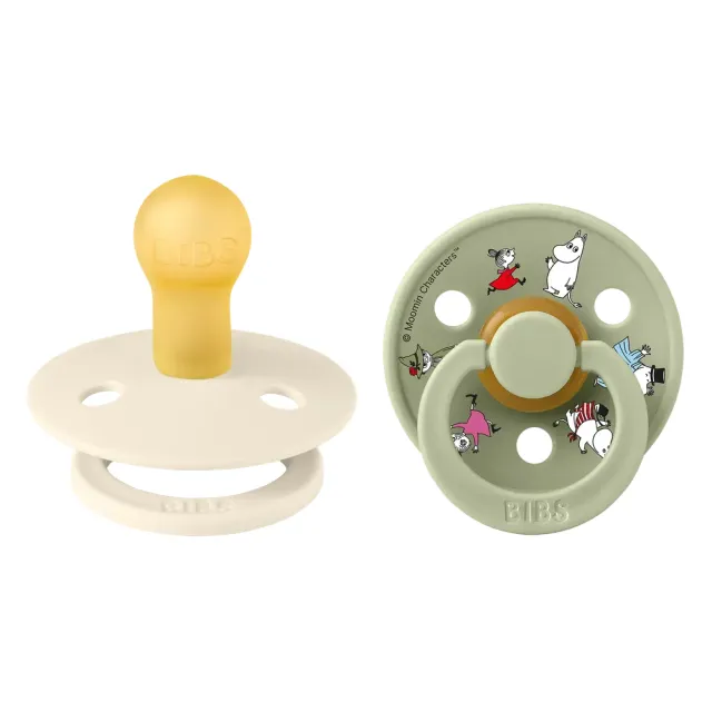 Moomins Colour Sut 2pk Latex Str 1 - Ivory