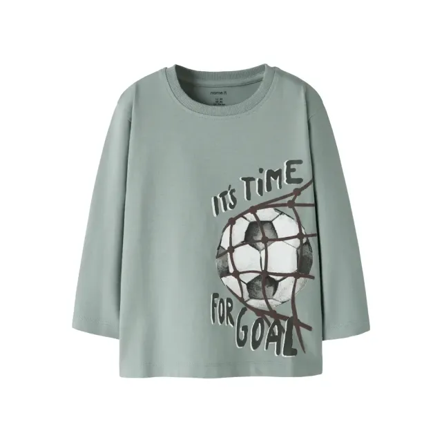 Name It Leander Bluse - Green Milieu - 92