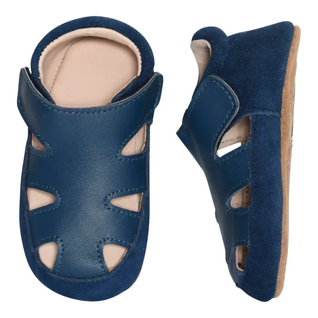 Sandal læder slippers - Titan - 22/23