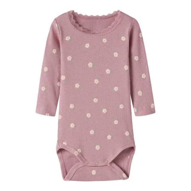 Name It Laurel Langærmet Body - Lilas - 50