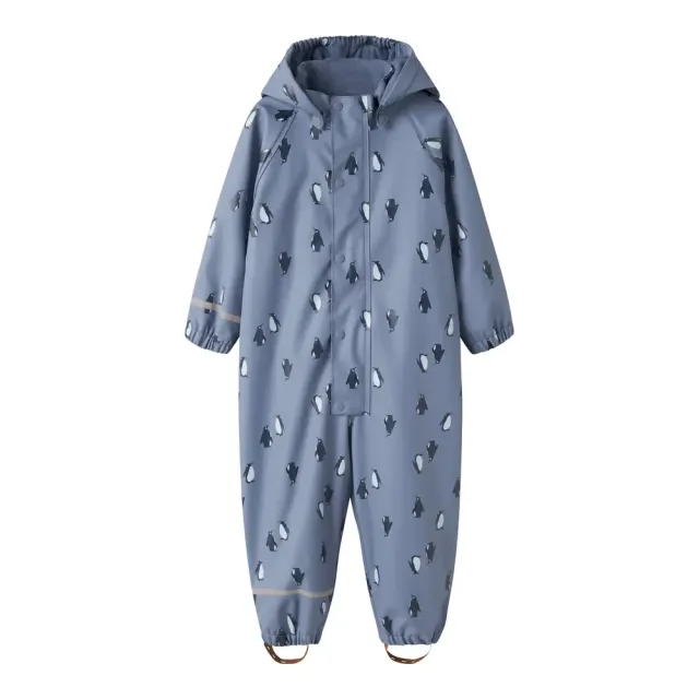Name It Regndragt m. Fleece - Country Blue - 98