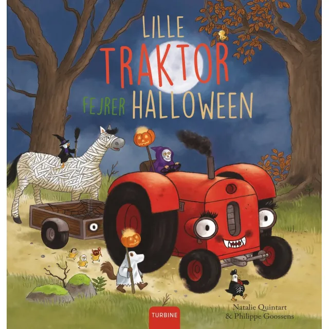 Lille Traktor fejrer halloween