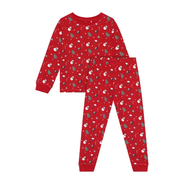 Minymo Pyjamas Sæt - Scarlet Sage - 128
