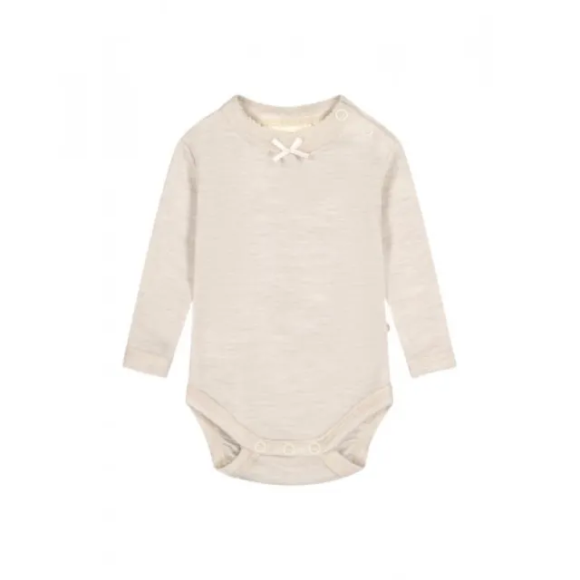 Body Med Knapper I 100% Merino Uld, Oeko-tex® Nature Melange 68