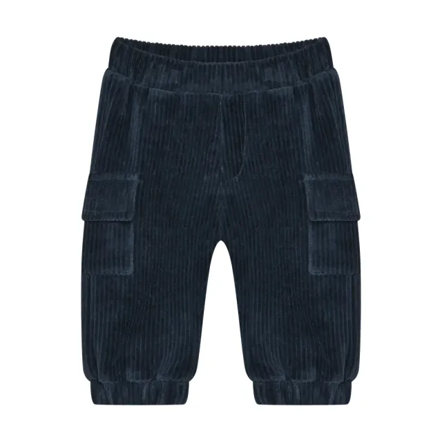 Minymo Velour Bukser - Midnight Navy - 68