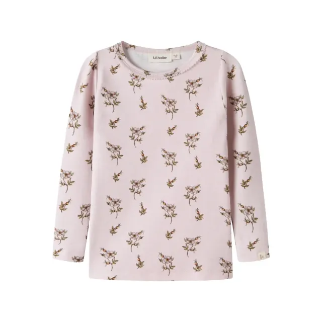 Lil' Atelier Gayo Sig Bluse - Hushed Violet - 116